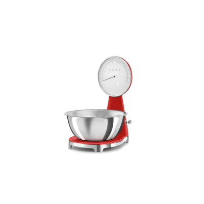 Smeg Analog and digital Kitchen Scale KSF01RDWW (Red)