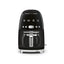 Smeg 50s Retro-Style Drip Coffee Machine DCF02BLUS (Black)