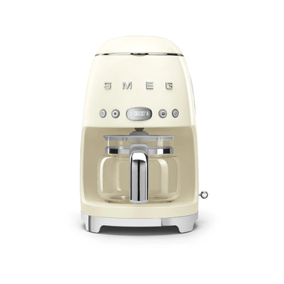 Smeg 50s Retro-Style Drip Coffee Machine DCF02CRUS (Cream)
