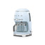 Smeg 50s Retro-Style Drip Coffee Machine DCF02PBUS (Pastel Blue)