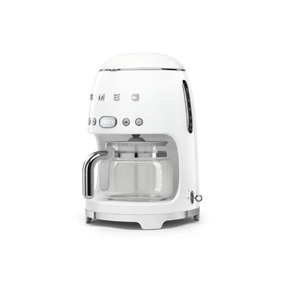 Smeg 50s Retro-Style Drip Coffee Machine DCF02WHUS (White)