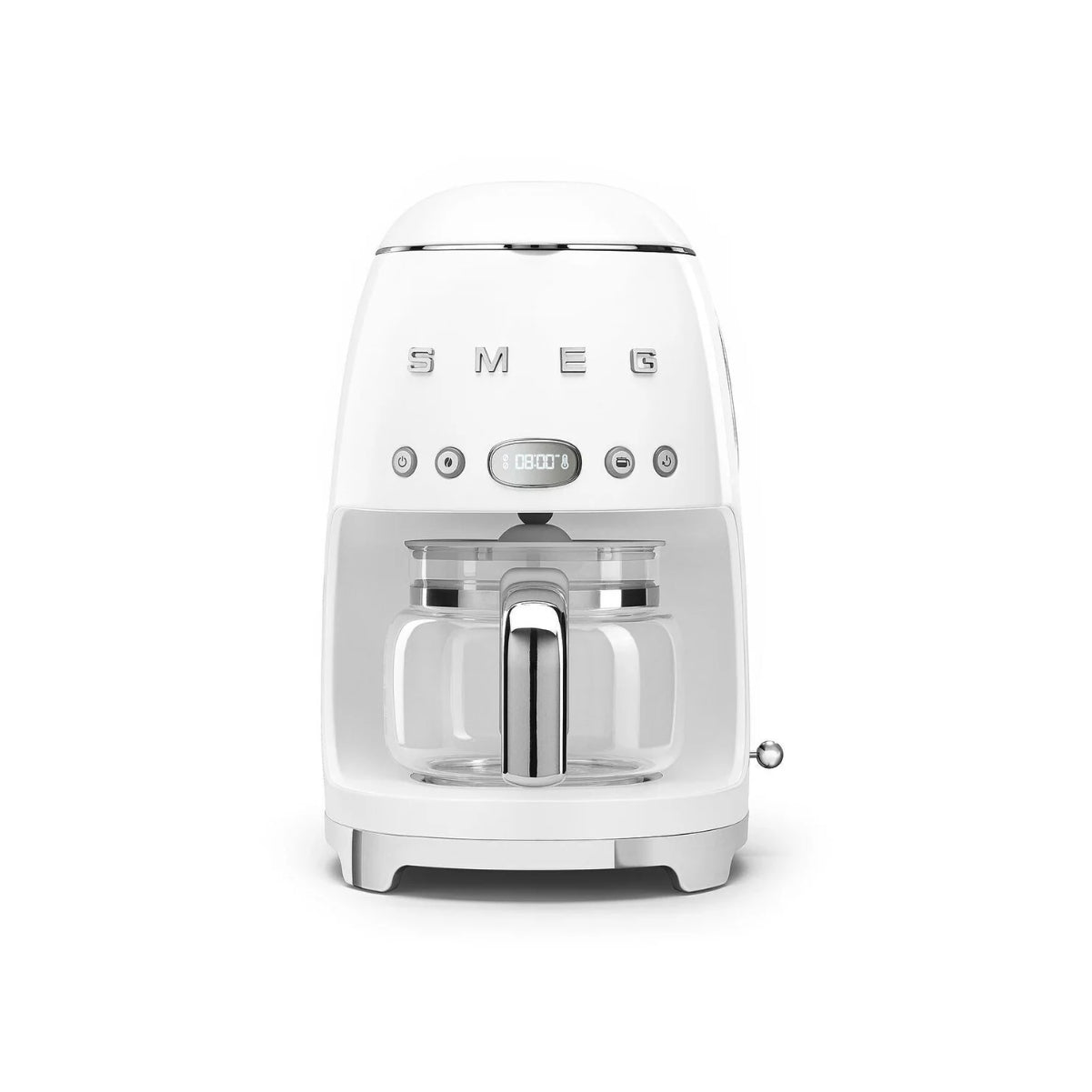 Smeg 50s Retro-Style Drip Coffee Machine DCF02WHUS (White)