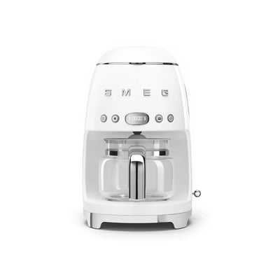 Smeg 50s Retro-Style Drip Coffee Machine DCF02WHUS (White)