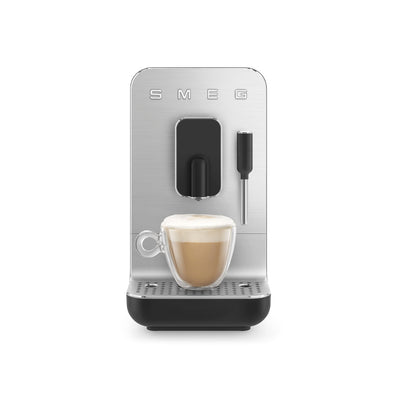 Smeg Fully Automatic Espresso Machine With Milk Wand (BCC02BLMUS - Black)