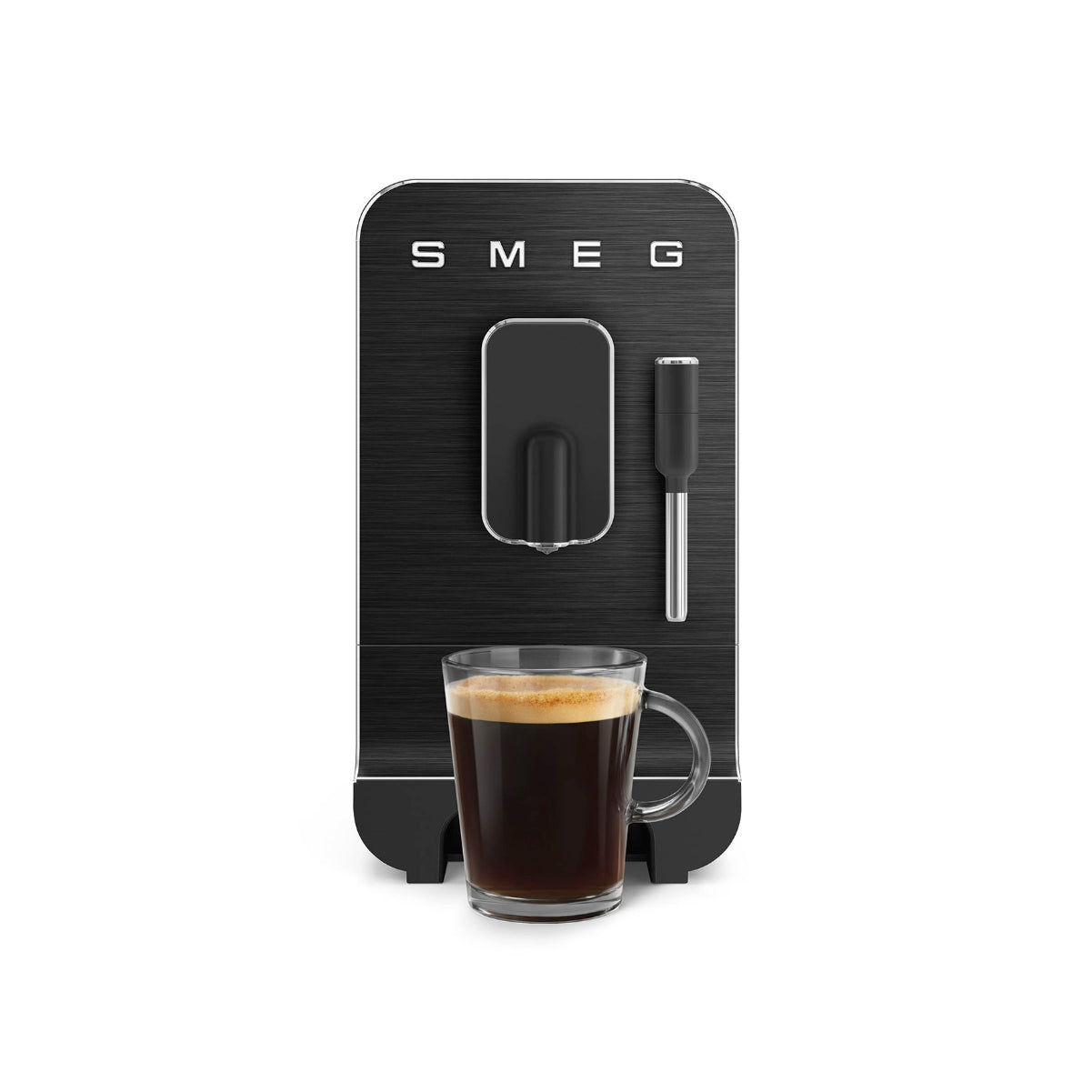 Smeg Fully Automatic Espresso Machine With Milk Wand (BCC02FBMUS - Full Black)