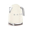 Smeg Retro-Style 1.7L Electric Kettle KLF03CRUS (Cream)