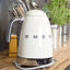 Smeg Variable Temperature 1.7L Electric Kettle KLF04CRUS (Cream)