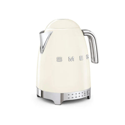 Smeg Variable Temperature 1.7L Electric Kettle KLF04CRUS (Cream)