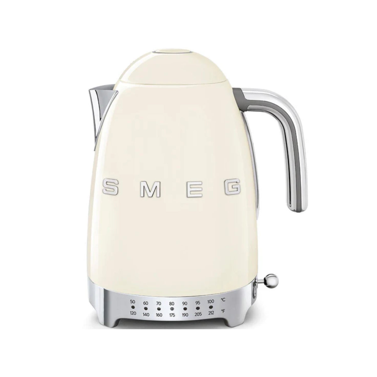 Smeg Variable Temperature 1.7L Electric Kettle KLF04CRUS (Cream)