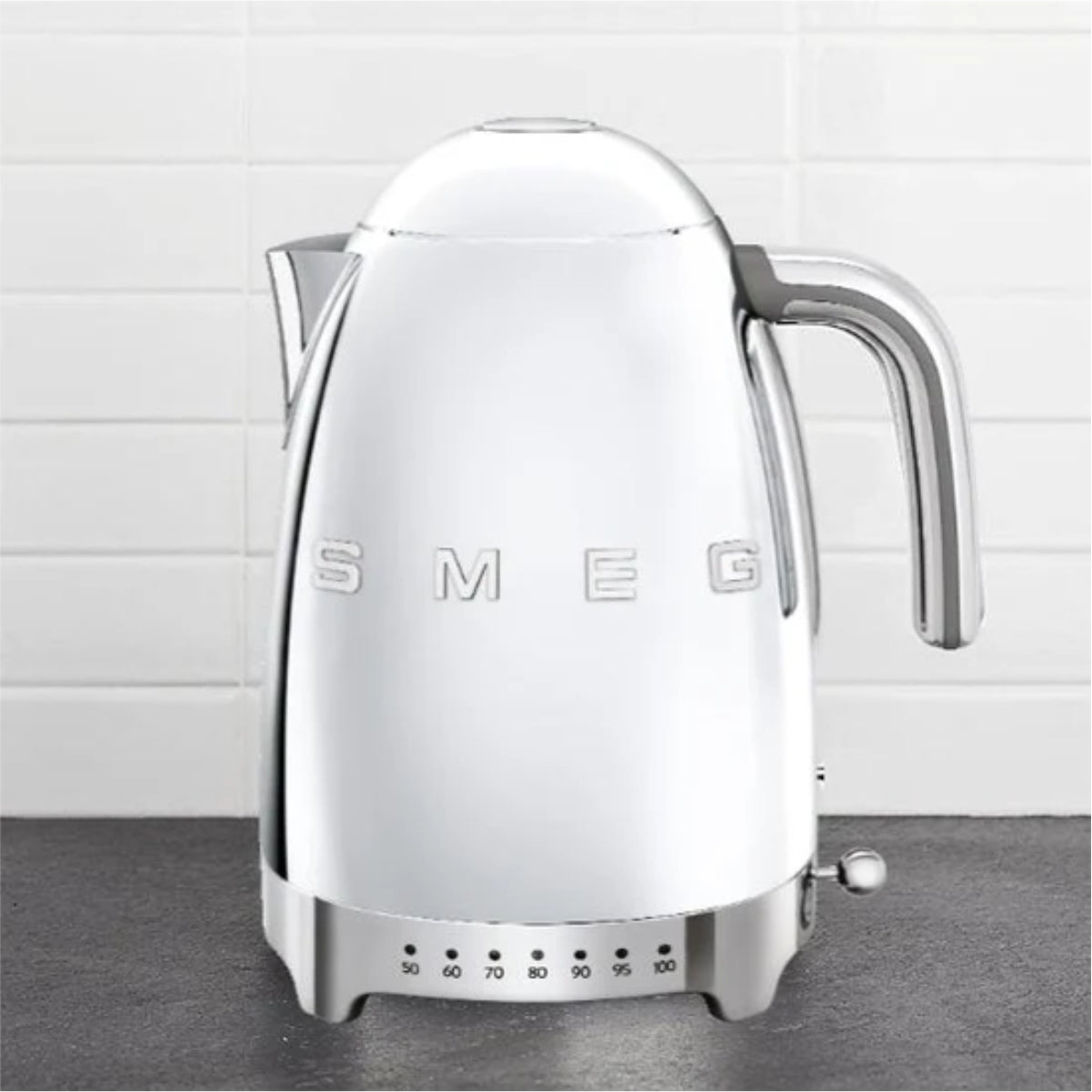 Smeg Variable Temperature 1.7L Electric Kettle KLF04WHUS (White)
