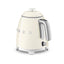 Smeg 0.8L Mini Electric Kettle KLF05CRUS (Cream)