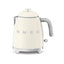 Smeg 0.8L Mini Electric Kettle KLF05CRUS (Cream)