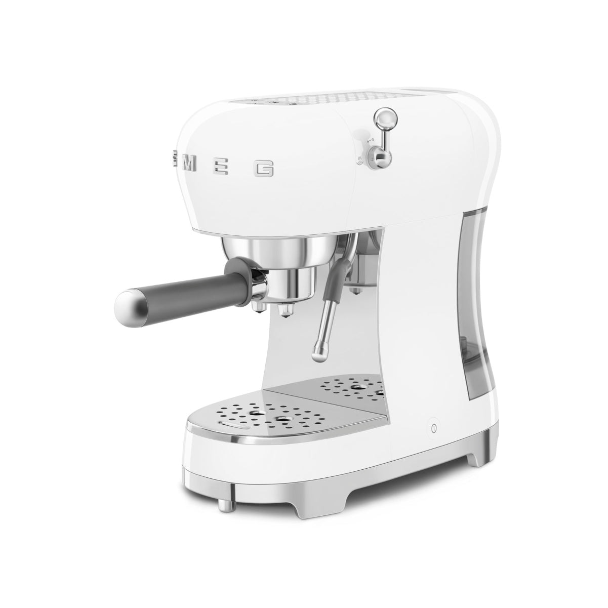 Smeg Manual Espresso Coffee Machine (ECF02WHUS - White)