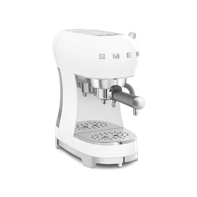 Smeg Manual Espresso Coffee Machine (ECF02WHUS - White)