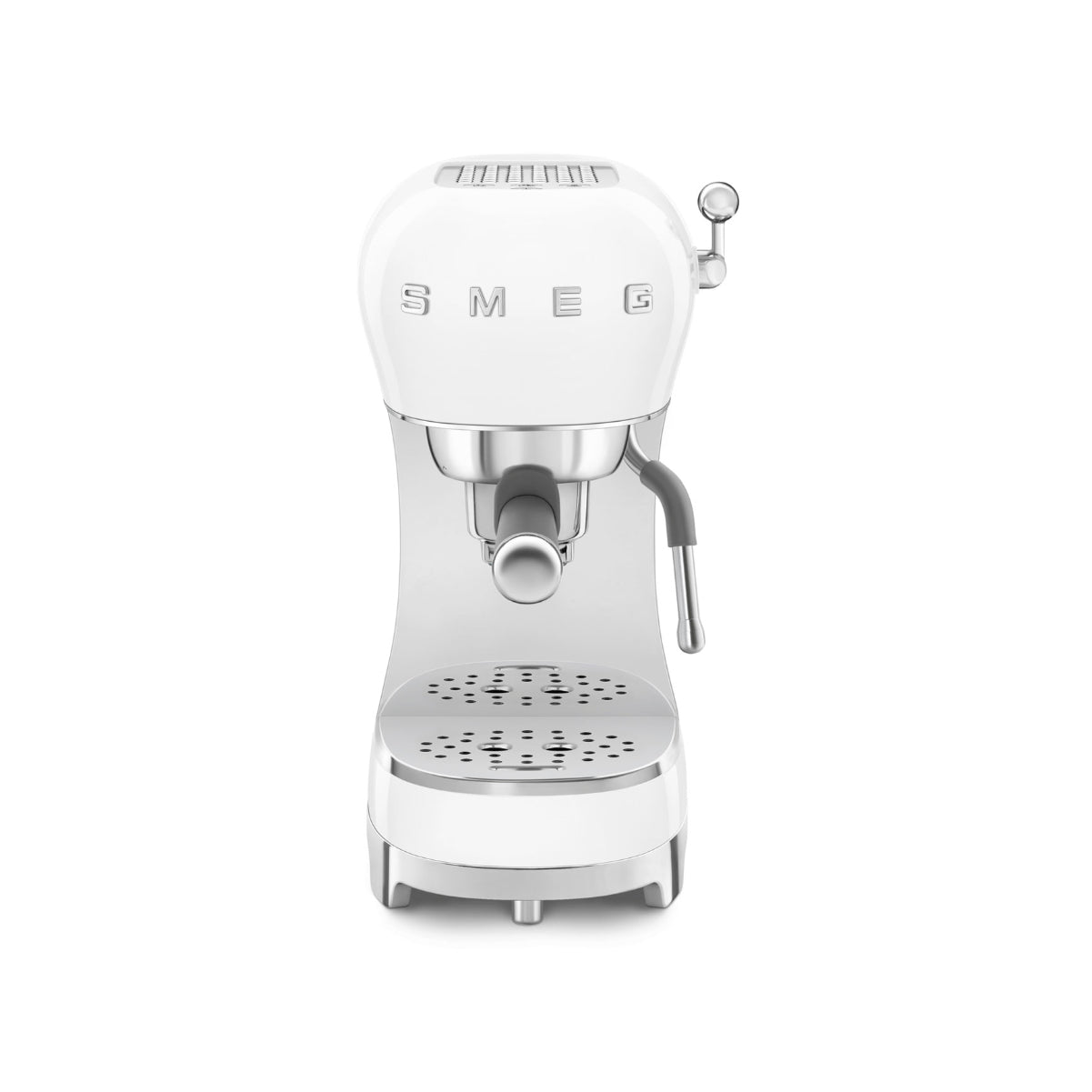 Smeg Manual Espresso Coffee Machine (ECF02WHUS - White)