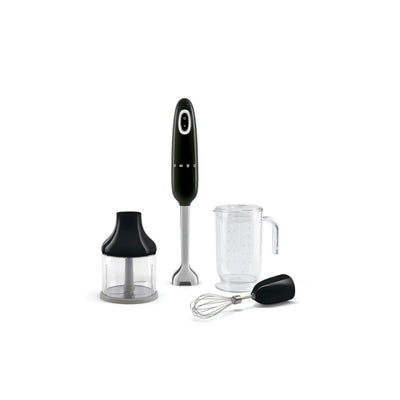 Smeg Retro-Style Hand Blender HBF03BLUS (Black)