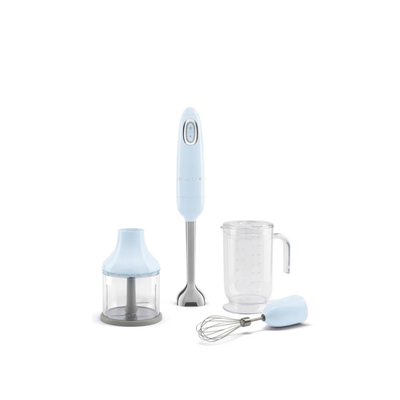 Smeg Retro-Style Hand Blender HBF03PBUS (Pastel Blue)