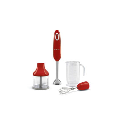 Smeg Retro-Style Hand Blender HBF03RDUS (Red)