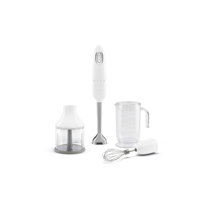 Smeg Retro-Style Hand Blender HBF03WHUS (White)