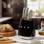 Smeg Retro-Style Knife Block with Knives KBSF01BL (Black)