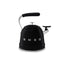 Smeg Retro-Style 2.3L Stove Top Whistling Kettle CKLW2001BL (Black)