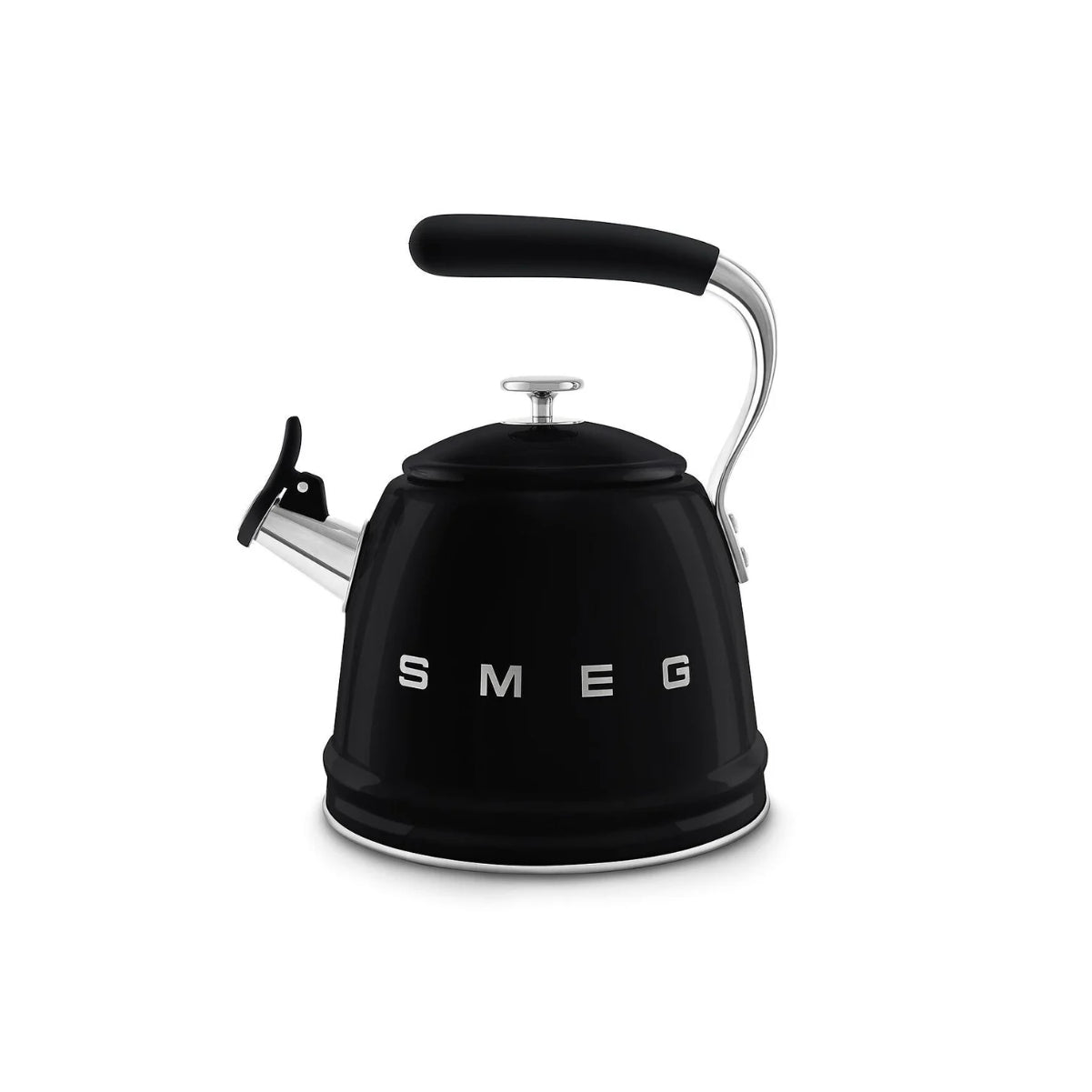 Smeg Retro-Style 2.3L Stove Top Whistling Kettle CKLW2001BL (Black)
