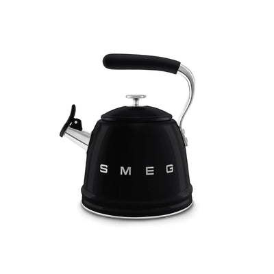 Smeg Retro-Style 2.3L Stove Top Whistling Kettle CKLW2001BL (Black)