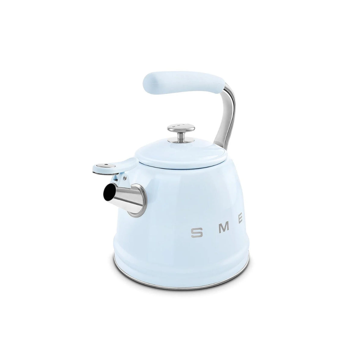 Smeg Retro-Style 2.3L Stove Top Whistling Kettle CKLW2001PB (Pastel Blue)