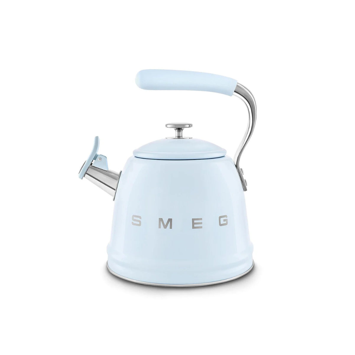 Smeg Retro-Style 2.3L Stove Top Whistling Kettle CKLW2001PB (Pastel Blue)