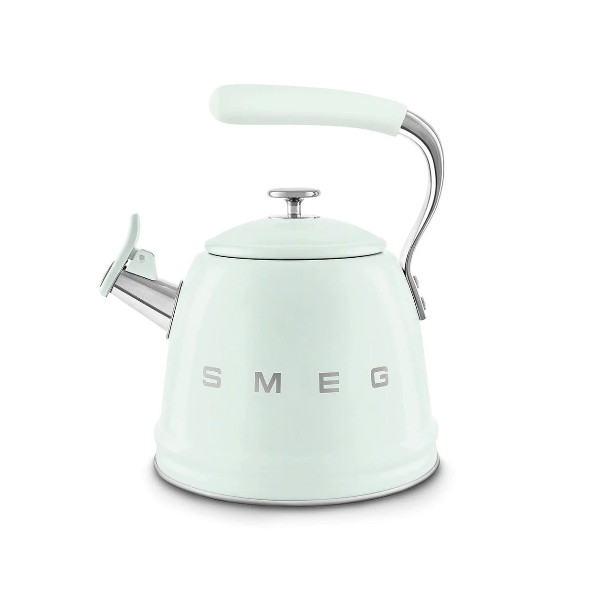 Smeg Retro-Style 2.3L Stove Top Whistling Kettle CKLW2001PG (Pastel Green)