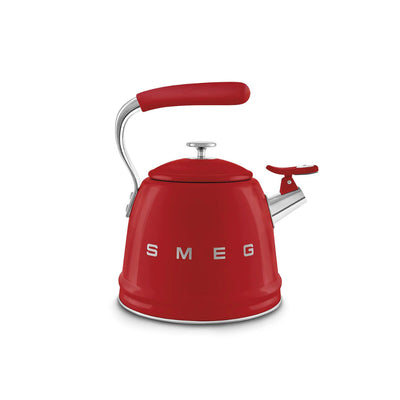 Smeg Retro-Style 2.3L Stove Top Whistling Kettle CKLW2001RD (Red)