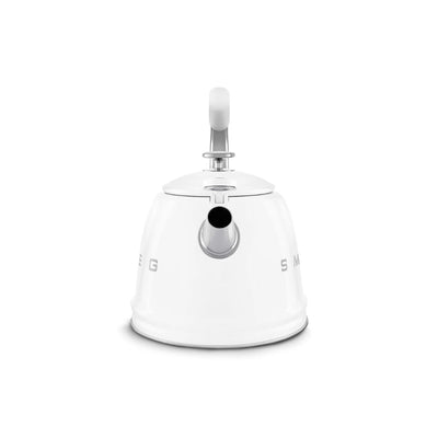 Smeg Retro-Style 2.3L Stove Top Whistling Kettle CKLW2001WH (White)