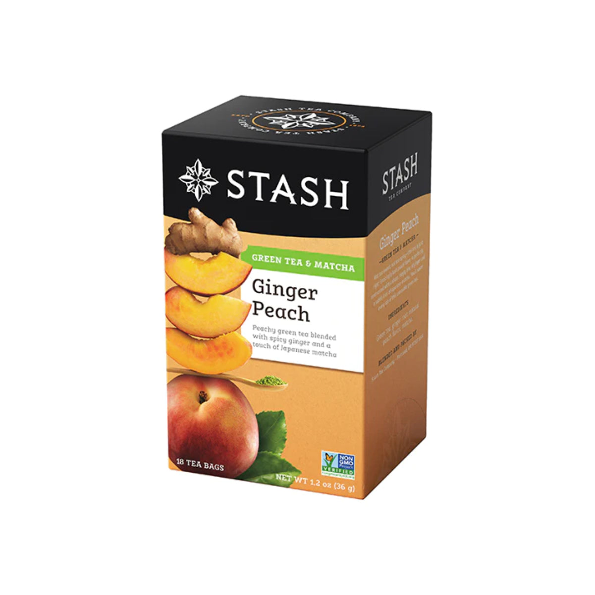 Stash Ginger Peach Green Tea Bags (18 Counts)