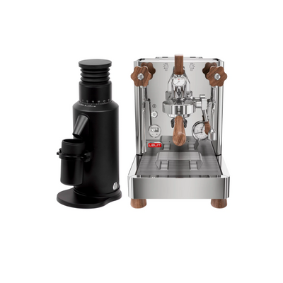 Lelit Bianca V3 Espresso Machine (Stainless Steel) and T64 Single Dose Grinder (Black) Bundle