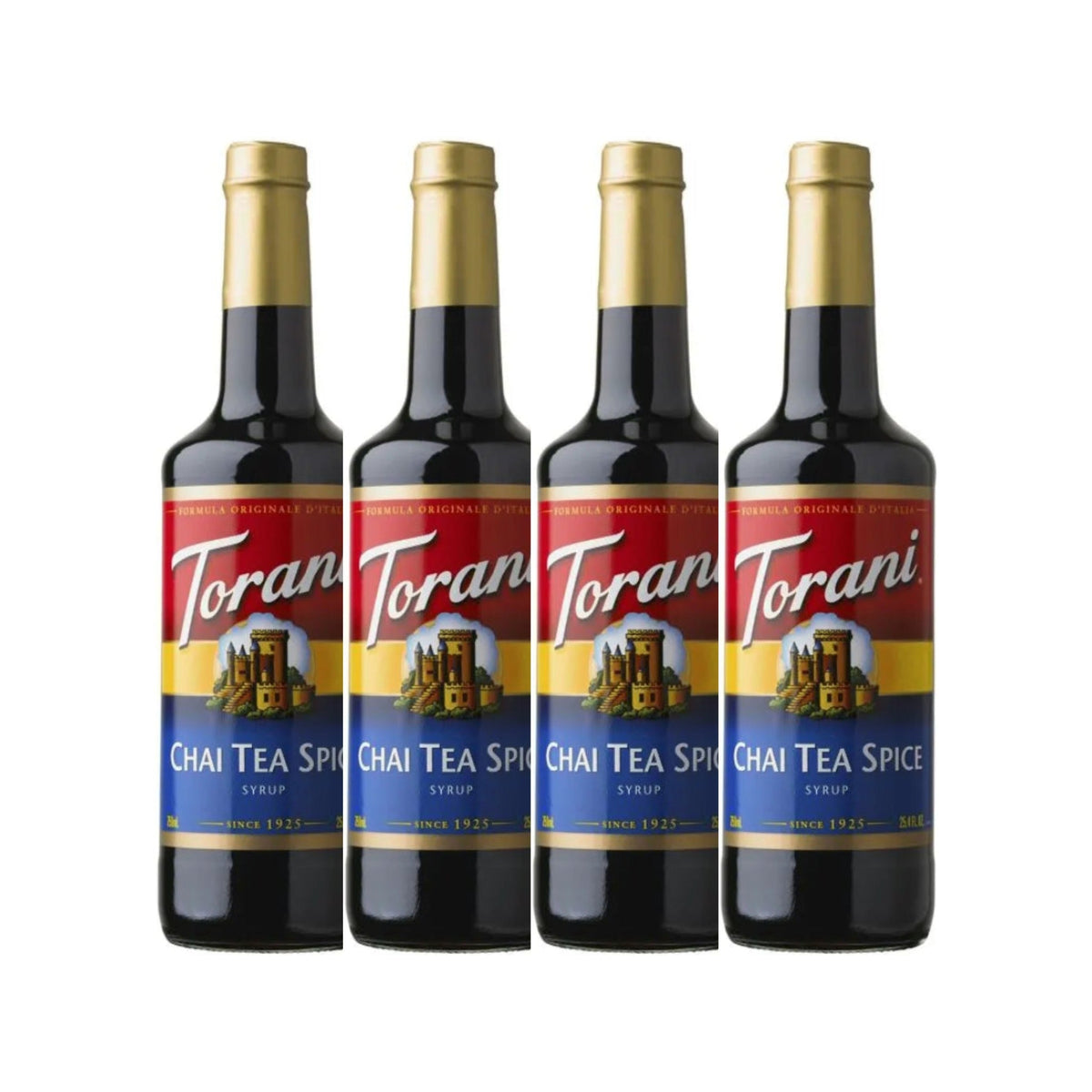 Torani Chai Tea Spice Syrup (750ml x 4 Bottles) 1 - The Kitchen Barista