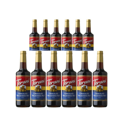 Torani Chocolate Macadamia Nut Syrup (750ml x 12 Bottles) 1 - The Kitchen Barista