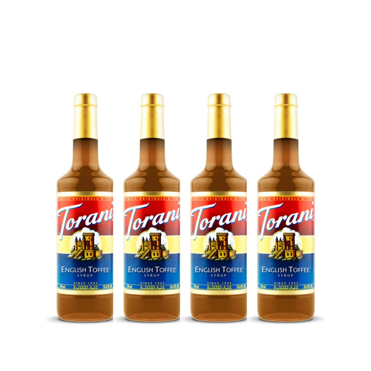 Torani English Toffee Syrup (750ml x 4 Bottles) 1 - The Kitchen Barista
