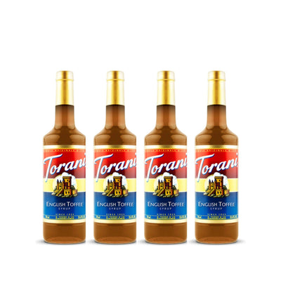 Torani English Toffee Syrup (750ml x 4 Bottles) 1 - The Kitchen Barista