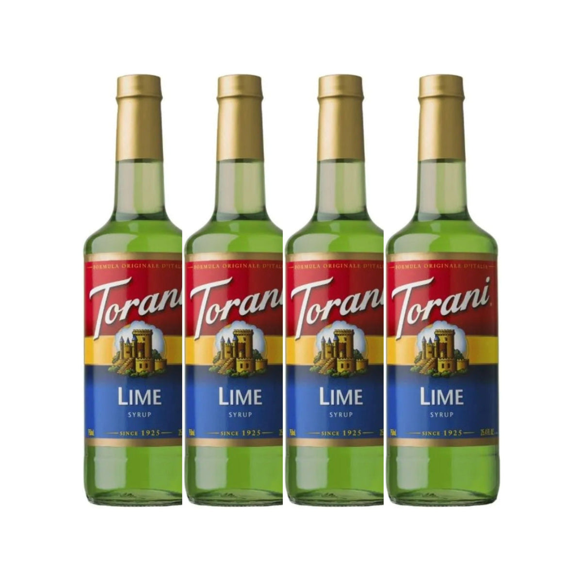 Torani Lime Syrup (750ml x 4 Bottles) 1 - The Kitchen Barista