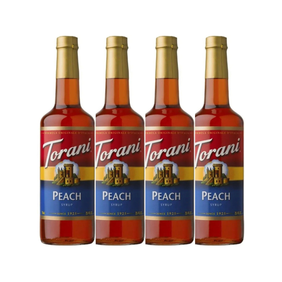 Torani Peach Syrup (750ml x 4 Bottles) 1 - The Kitchen Barista