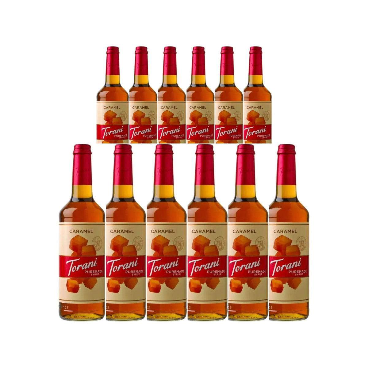 Torani Puremade Bourbon Caramel Syrup (750ml x 12 Bottles) 1 - The Kitchen Barista