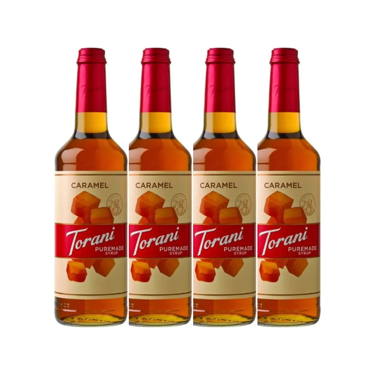 Torani Puremade Bourbon Caramel Syrup (750ml x 4 Bottles) 1 - The Kitchen Barista
