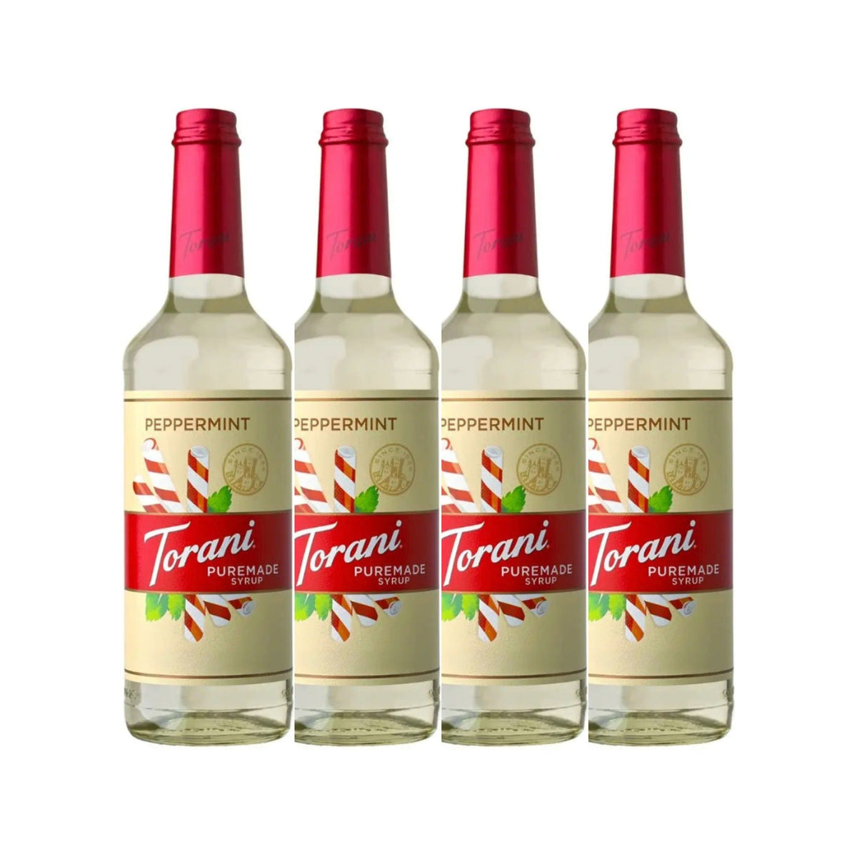 Torani Puremade Peppermint Syrup (750ml x 4 Bottles) 1 - The Kitchen Barista