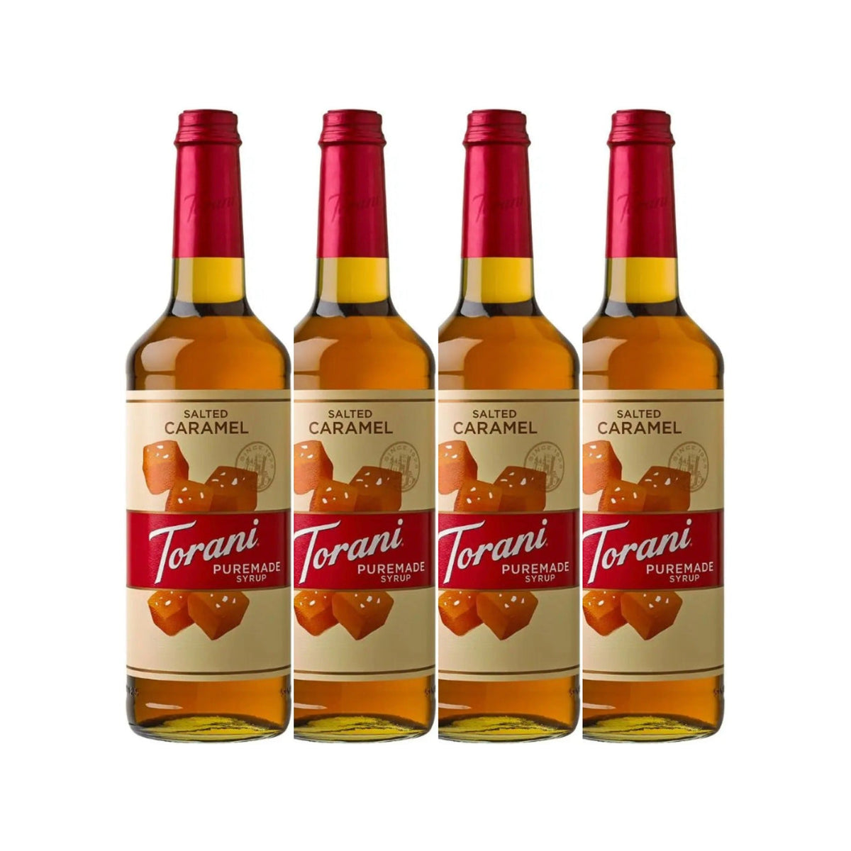Torani Puremade Salted Caramel Syrup (750ml x 4 Bottles) 1 - The Kitchen Barista