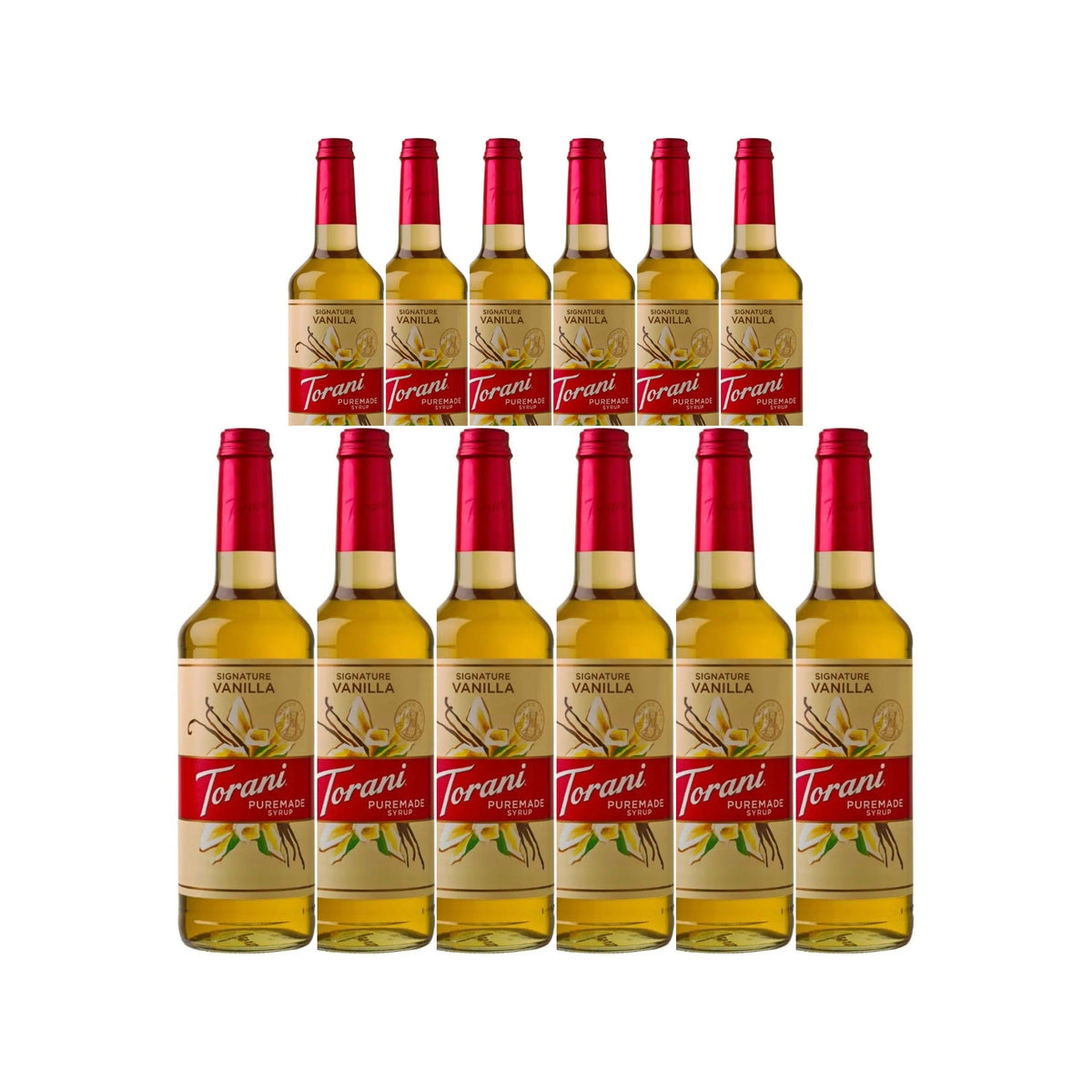 Torani Puremade Signature Vanilla Syrup (750ml x 12 Bottles) 1 - The Kitchen Barista