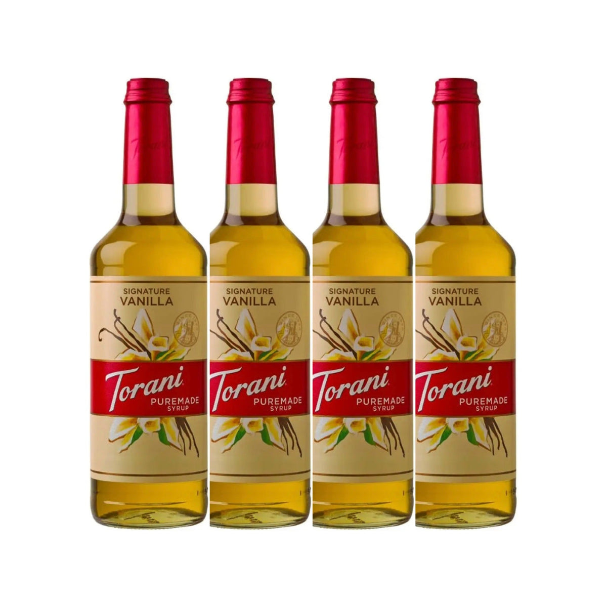 Torani Puremade Signature Vanilla Syrup (750ml x 4 Bottles) 1 - The Kitchen Barista