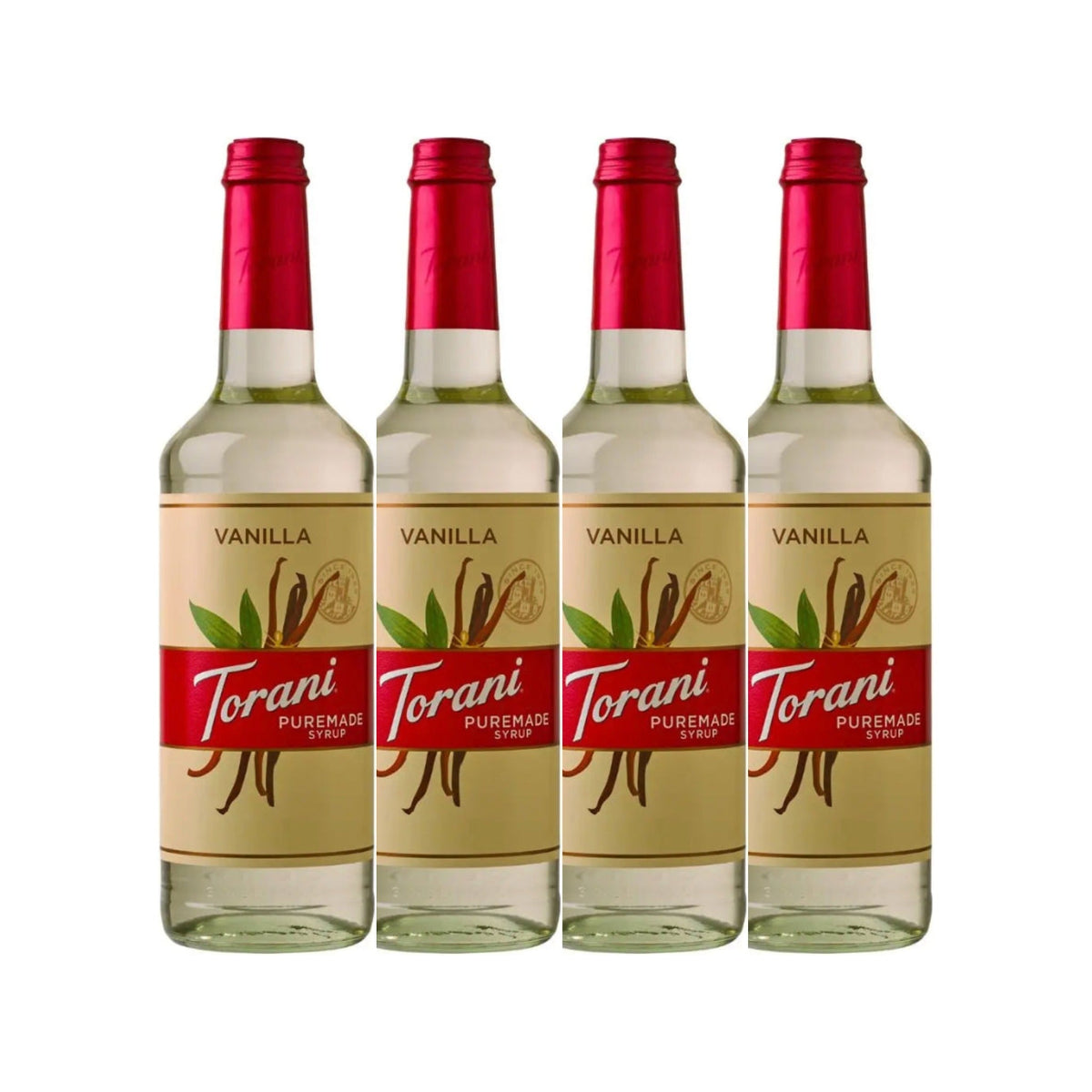 Torani Puremade Vanilla Syrup (750ml x 4 Bottles) 1 - The Kitchen Barista