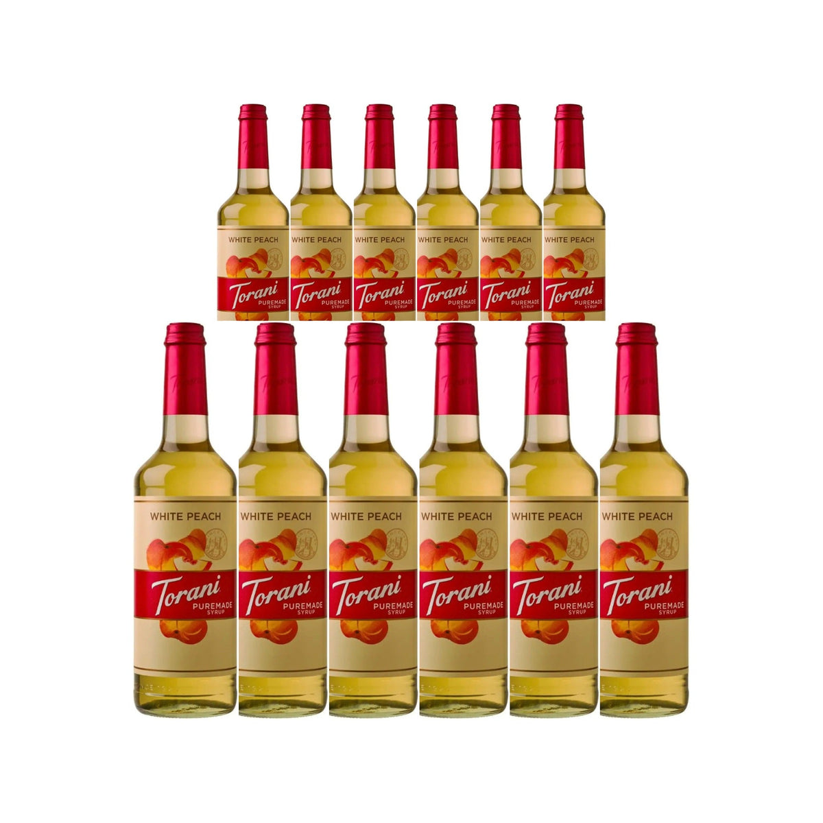 Torani Puremade White Peach Syrup (750ml x 12 Bottles) 1 - The Kitchen Barista