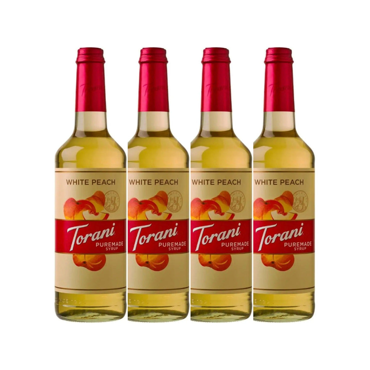 Torani Puremade White Peach Syrup (750ml x 4 Bottles) 1 - The Kitchen Barista
