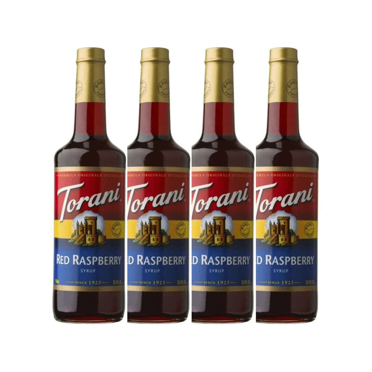 Torani Red Raspberry Syrup (750ml x 4 Bottles) 1 - The Kitchen Barista